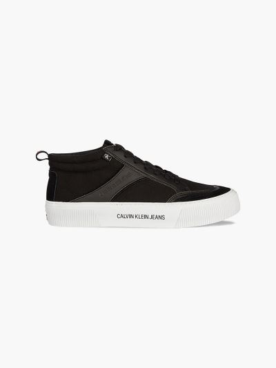 Calvin Klein Cipők HU794233 | Calvin Klein Canvas Férfi Sportcipő Fekete